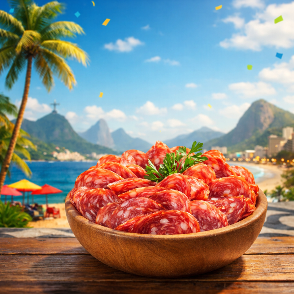 Porção de salaminho