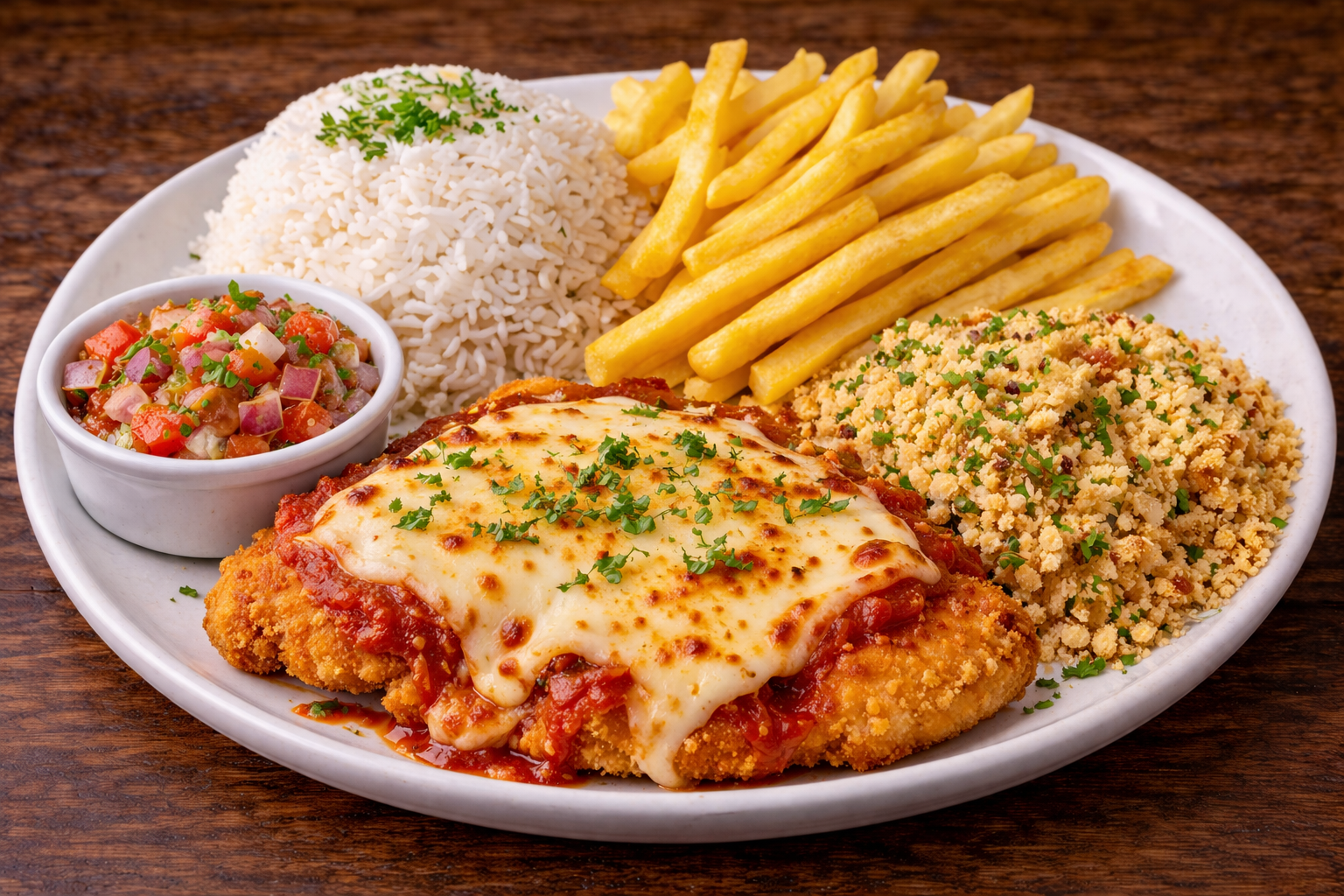 Peito de Frango à Parmegiana