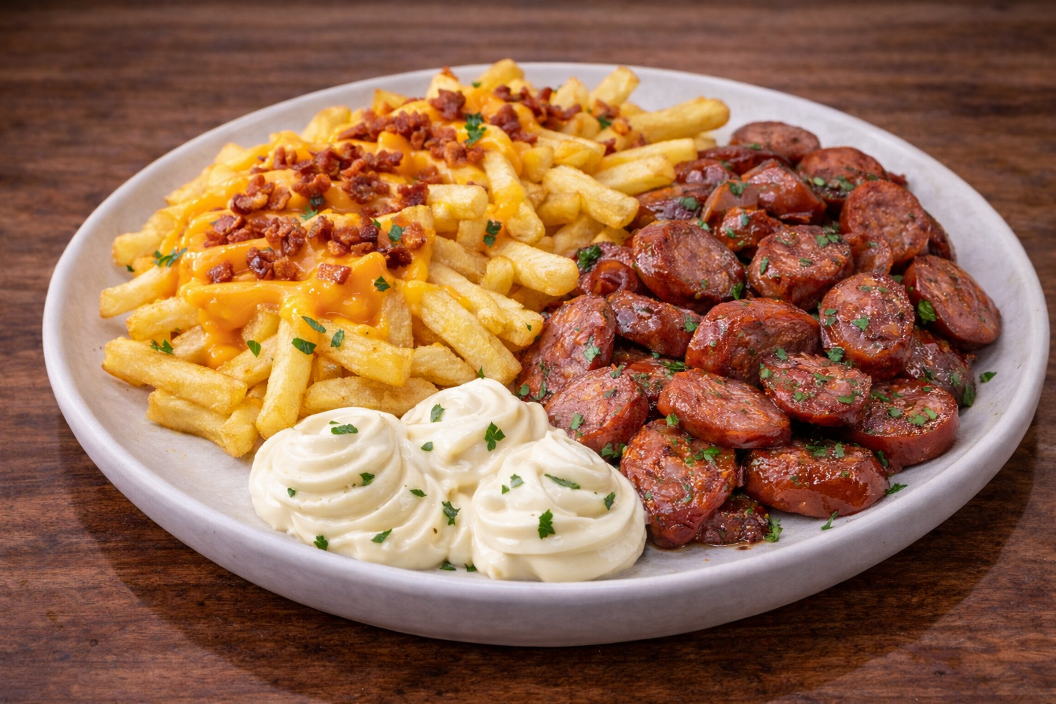 Calabresa com Fritas