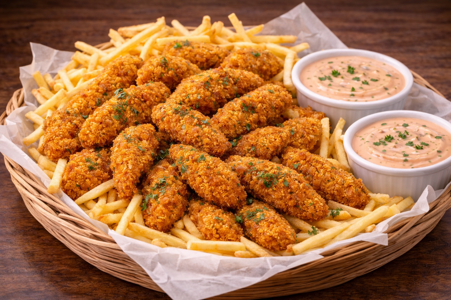 Gurjão de Peixe com Fritas