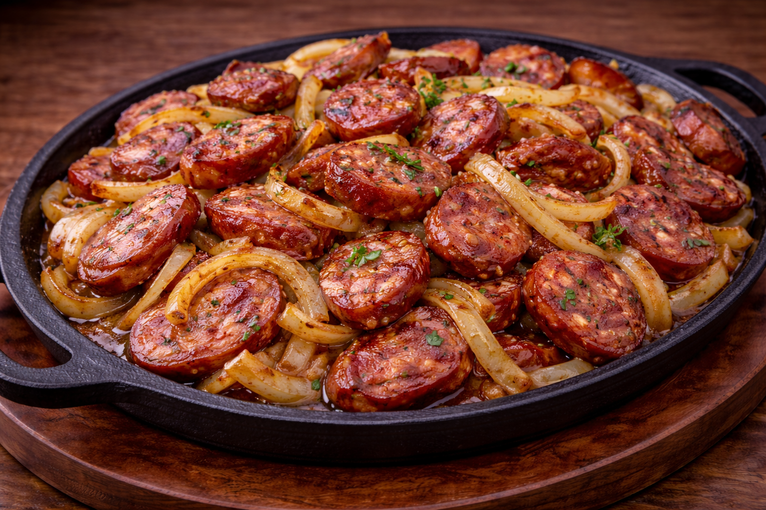 Linguiça Calabresa Acebolada